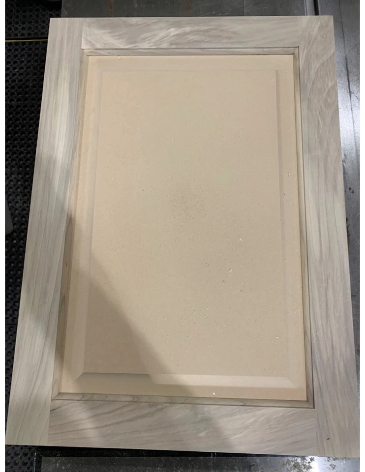 Puertas de gabinete, panel elevado sin terminar roble o GRADO DE PINTURA Foto 3 de 4