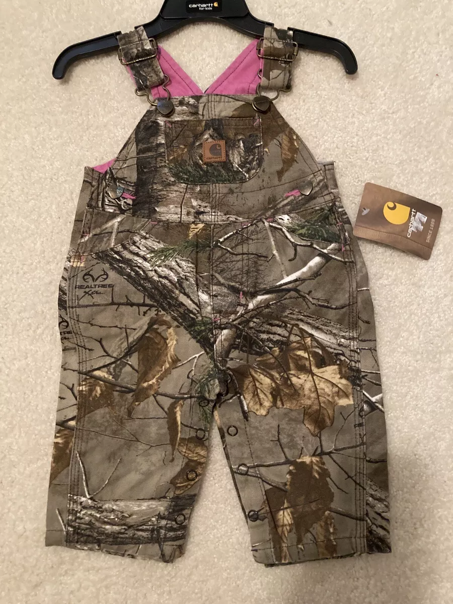 Carhartt baby sales overalls camo