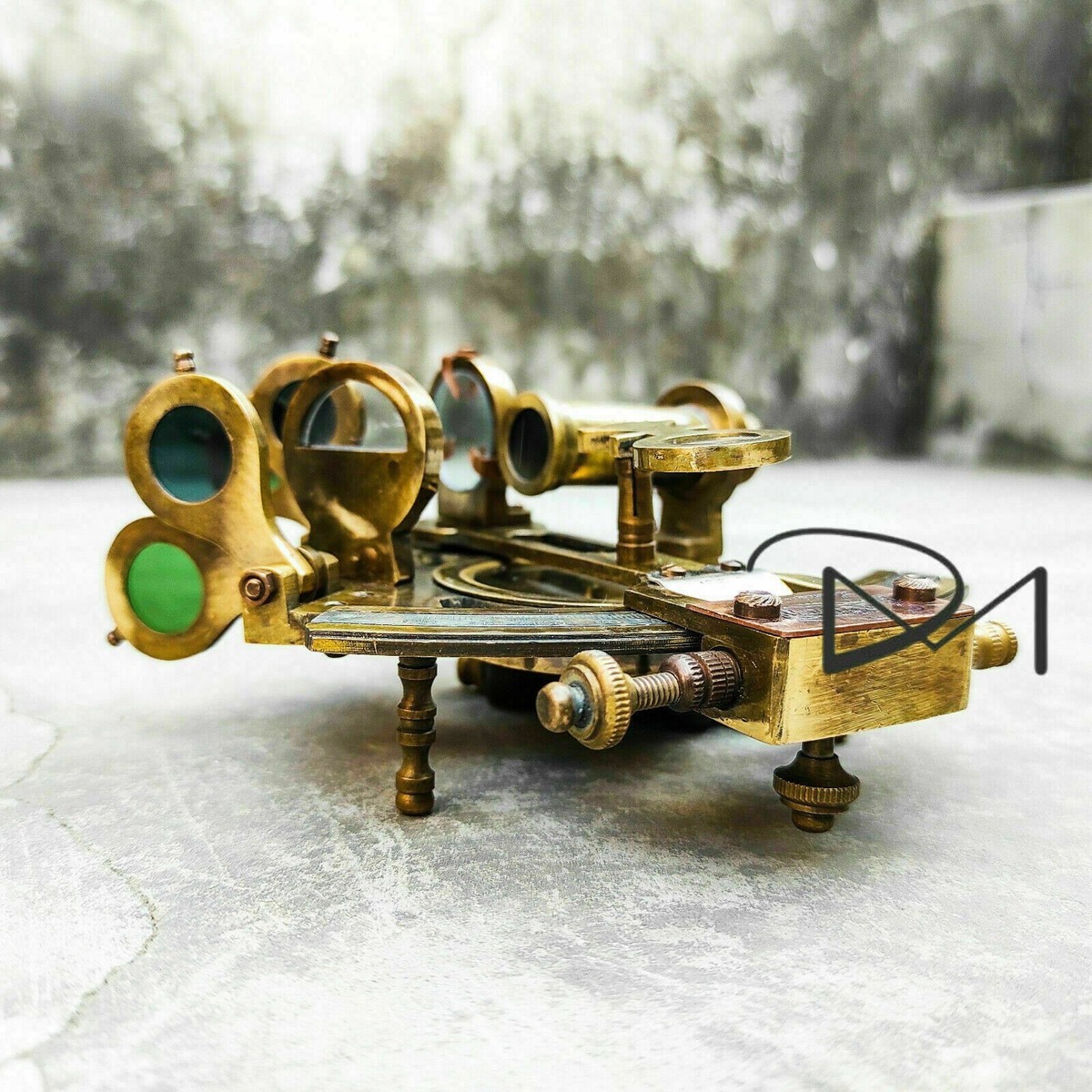 Vintage「NISSEN Brass Marine Lamp」日本船燈 ニッセン ボートランプ