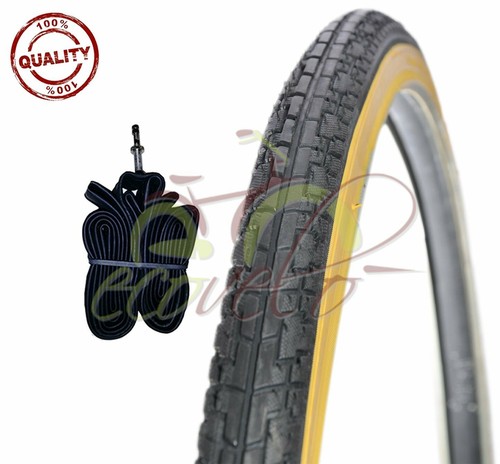 COPERTONE + CAMERA D'ARIA BICI BICICLETTA CITY BIKE TREKKING 28 NERO PARA  700X35 | eBay