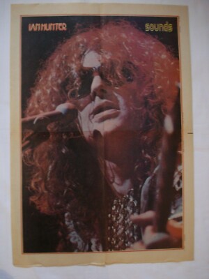 SUPER POSTER  AUS SOUNDS IAN HUNTER MOTT THE HOOPLE BRAVO DAVID BOWIE ARGENT ENO
