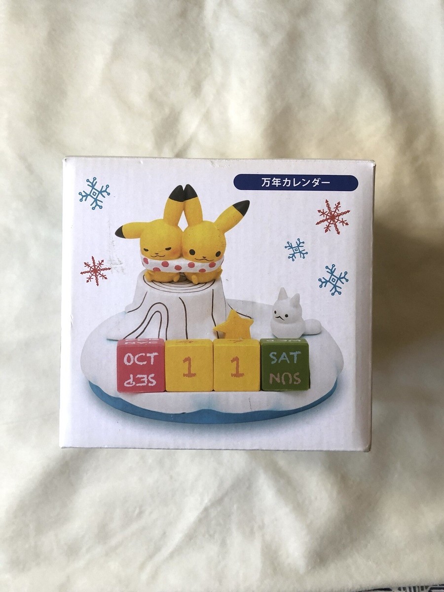 ポケモンセンター 万年 カレンダー Pokémon little tales Pokemon Center little tales Shinzi Katoh Pikachu calendar figure
