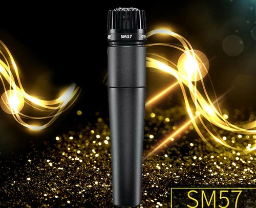 Black Shure SM57-LC Dynamisches Mikrofon Professionelles Mikrofon - Bild 4 von 12