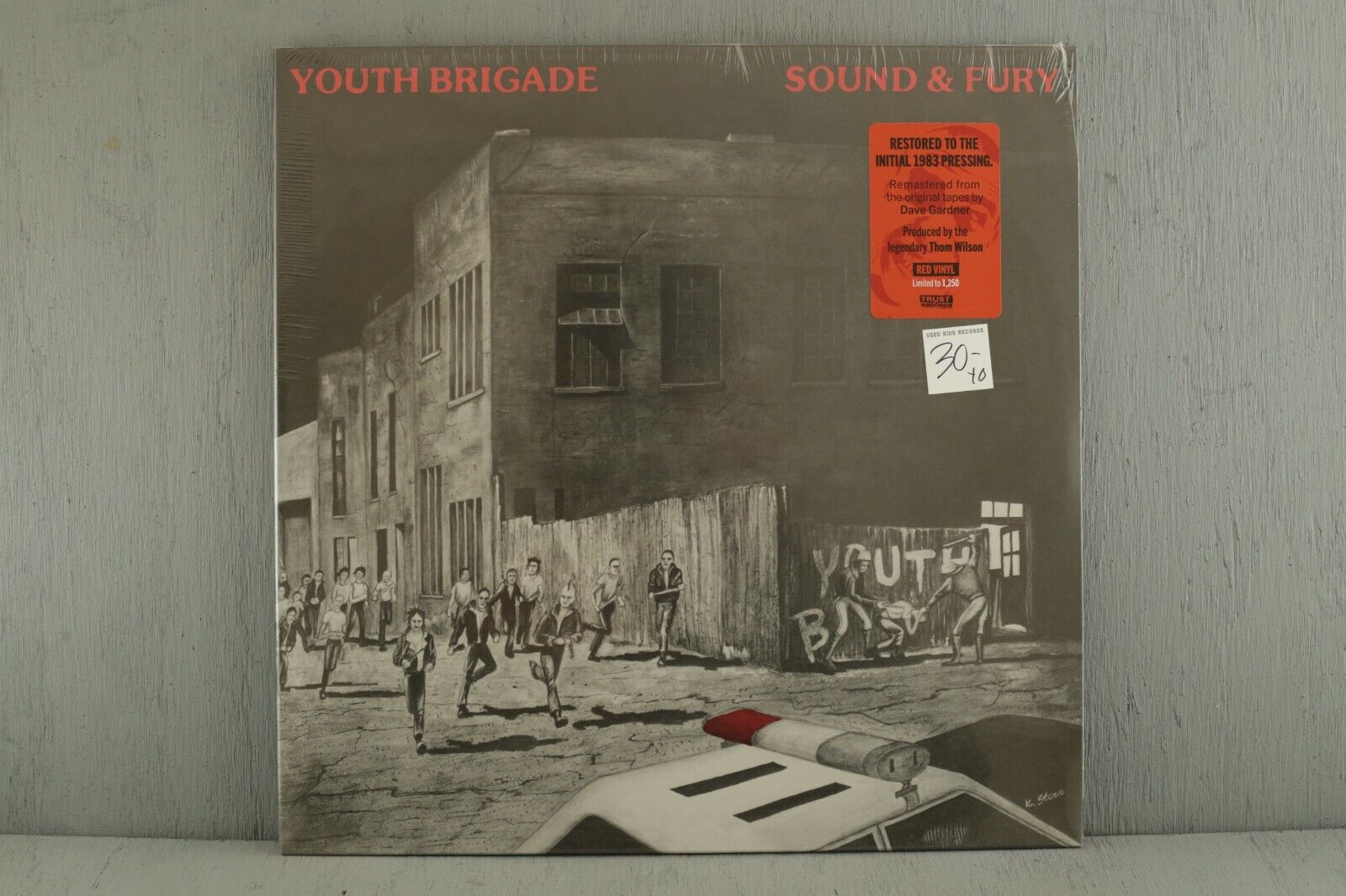 YOUTH BRIGADE Sound & Fury TRUST 2023 Punk LP sealed Ltd Ed Red VINYL Record NEW