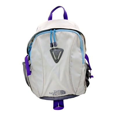 The North Face Wasatch Backpack Light Gray Purple Large Pockets Adjustable  Strap | eBay