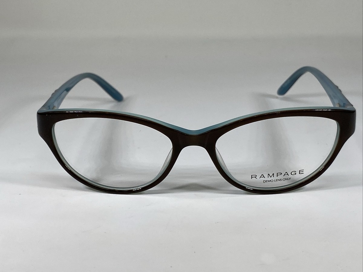 RAMPAGE R178 BRN NOS Brown/Blue Crystal 51-16-135 Eyeglasses Frame