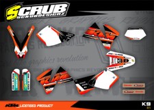 KTM Dekor EXC 125 200 250 300 380 400 520 1998 1999 2000 2001 2002 grafica