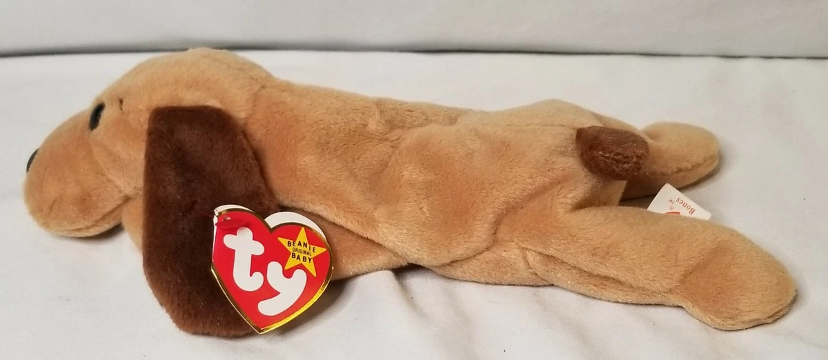 1993 bones beanie store baby value
