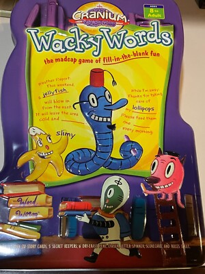 Cranium Wacky Words ages 8 to Adult 2006