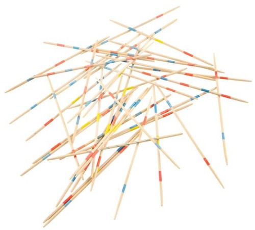 144 SETS OF NEW WOOD PICK UP STICKS WITH WOODEN BOX CLASIC MIKADO SPIEL ...