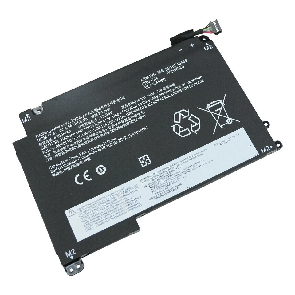 Аккумулятор 00HW020 для Lenovo ThinkPad Yoga 460 Yoga P40 Series 20GQ 20GR 00HW021 - Изображение 3 из 4