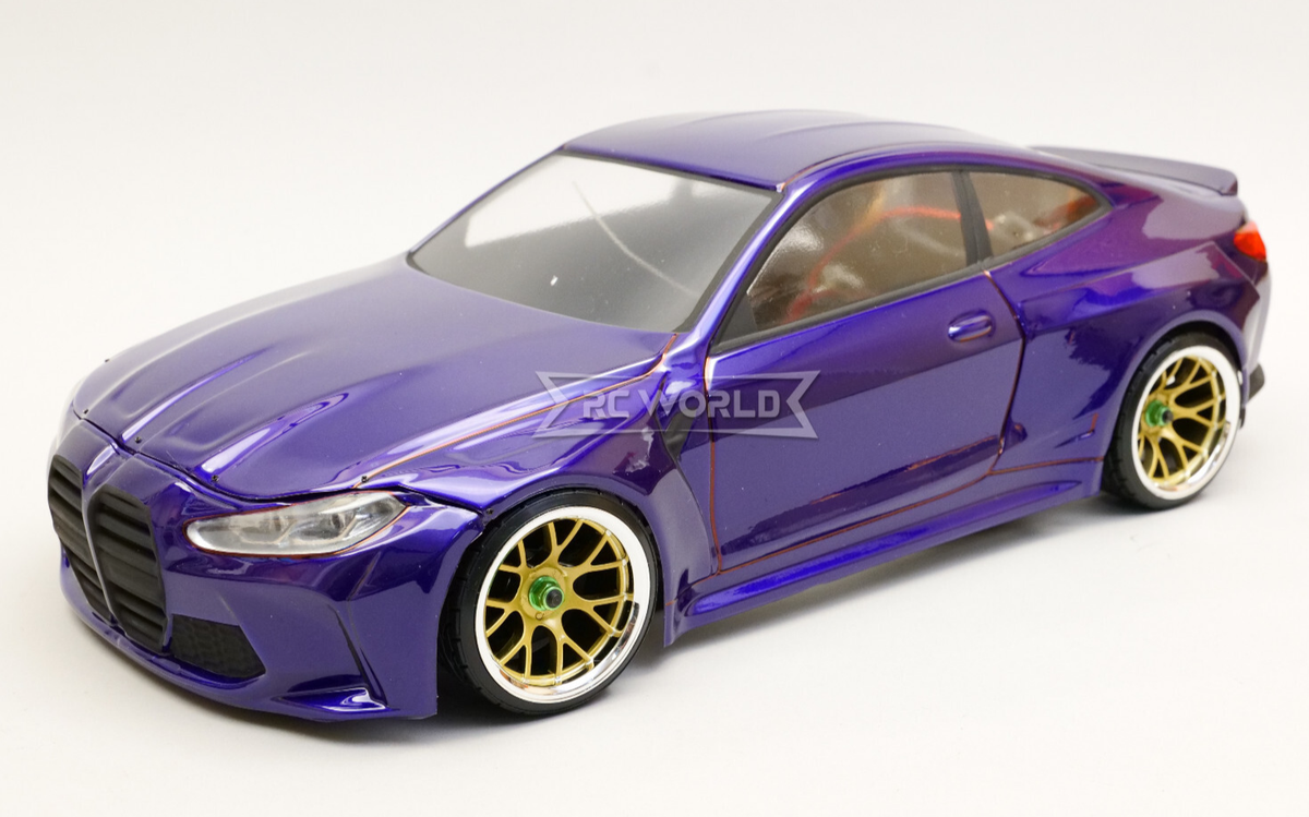 Bmw ラジコン RC 1/10 BMW G84 M2 AWD Drift Car W/ LED *RTR* -PURPLE- | eBay