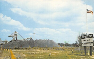 Black River Falls WI~Jackson County Iron Company Mine~High Voltage Sign~1960s