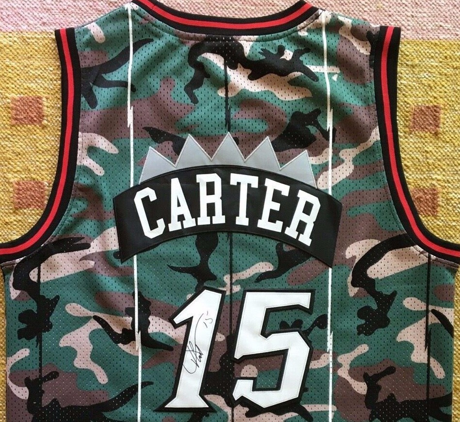 Vince Carter Signed Autograph Toronto Raptors Jersey NBA HOF USA