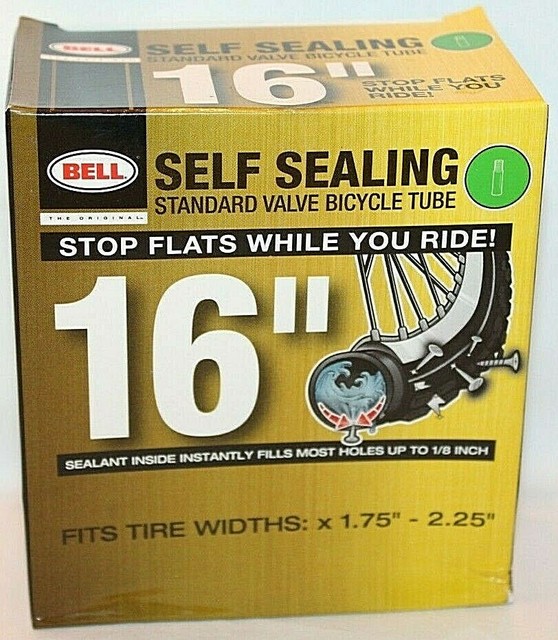 Bell Self Sealing Standard Valve Bicycle Tube 16" eBay