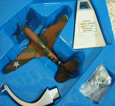 Avion Corgi P-40E Warhawk, échelle 1/72, Série Guerre Du Pacifique, Boîte Ouverte