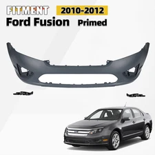 Front Bumper Cover Kit With Brackets Fit For 2010 2011 2012 Ford Fusion