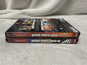 PLAYSTATION 2 PS2 GRAND THEFT AUTO III & VICE CITY DOUBLE PACK COMPLETE GAME 