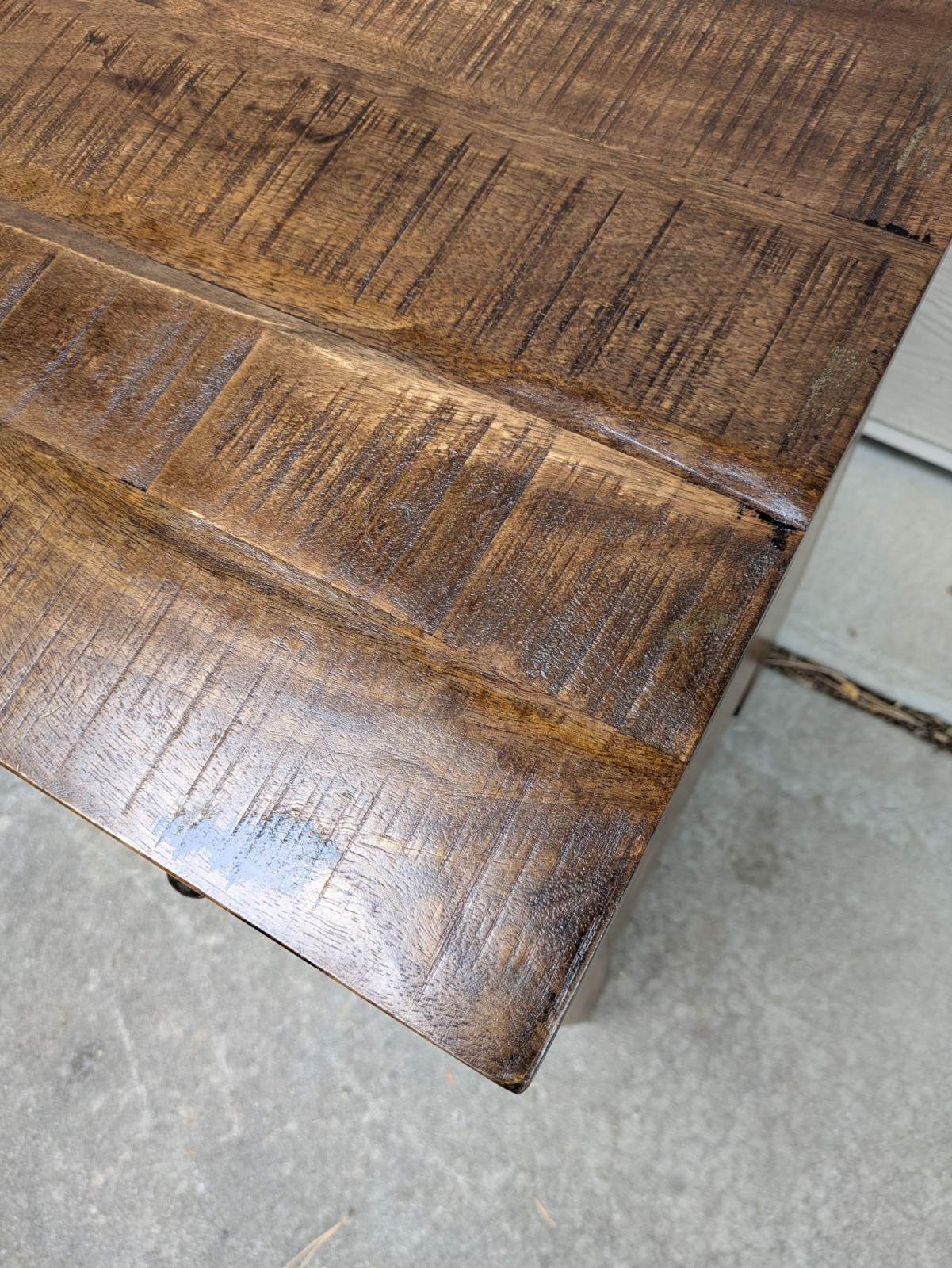 Vintage Rustic Farmhouse Asian Solid Wood Nightstand Table Chest of Drawers T23