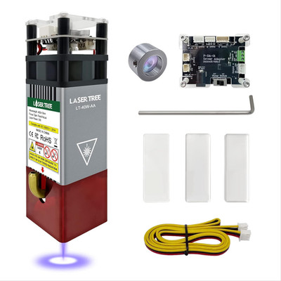 Laser Engraver Module, 5000Mw（5W） Optical Output Power Laser Cutter Module W/Met