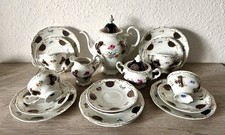 Weimar Kobalt Kaffeeservices Katharina Porzellan 4 Personen 