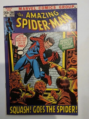 Amazing Spider-Man #106 (1972) Stan Lee Romita Classic Cover VF High Grade