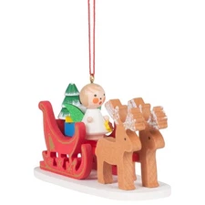 Alexander Taron 10-0637 Christian Ulbricht Ornament - Angel Sled
