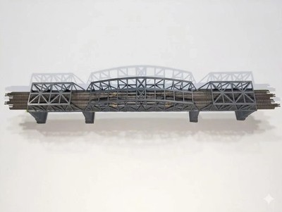 T-Gauge 1/450 Double Track Long Truss Bridge set 280mm Long T1013 |