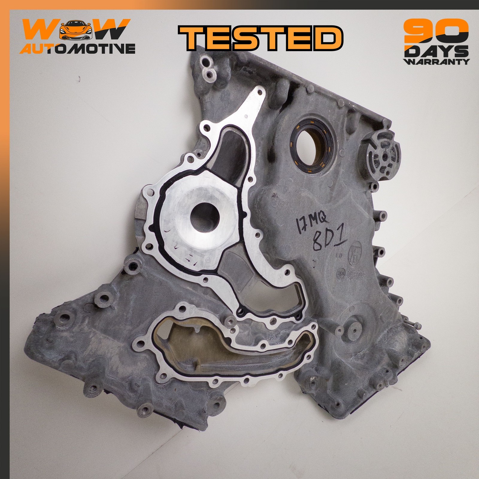 13-19 MASERATI GHIBLI QUATTROPORTE  3.0L V6 ENGINE MOTOR FRONT TIMING COVER OEM