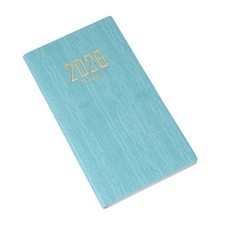 Daily Planner Notebook, 6.8 x 3.8" 2026 to Do List Notebook, Blue