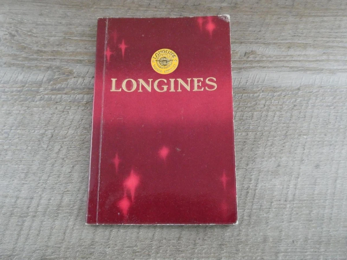 Folleto original de garantía internacional y certificado de origen LONGINES c1972