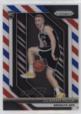 2018-19 Panini Prizm Red White & Blue Prizm Dzanan Musa #198 ms9