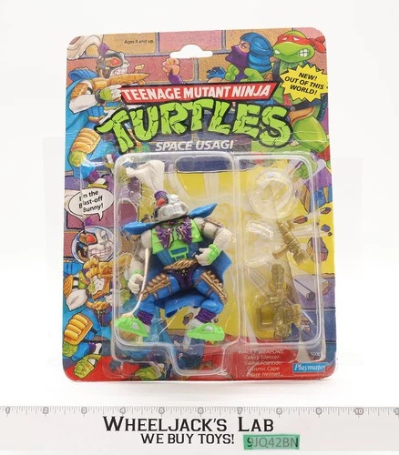 Space Usagi 100% Complete W/Card Bubble TMNT 1991 Playmates MINT Vintage Figure