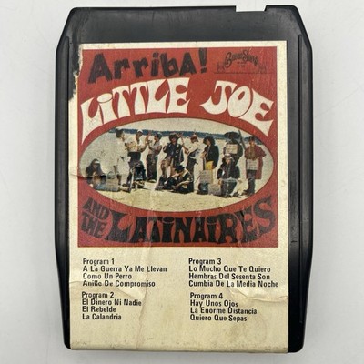 Arriba - Little Joe & Latinaires - Restored 8 Track Tape - New Pad and Splice