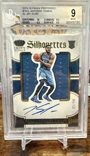 2015-16 Panini Preferred - Rookie Silhouettes Karl-Anthony Towns RPA #19 Wolves