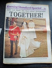 Evening Standard Special Nov 15 1973 Princess Anne and Mark Together! g-VG