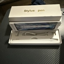 Weißer batteriebetriebener Stylus Pen für Universal Tablets, USB-Ladekabel