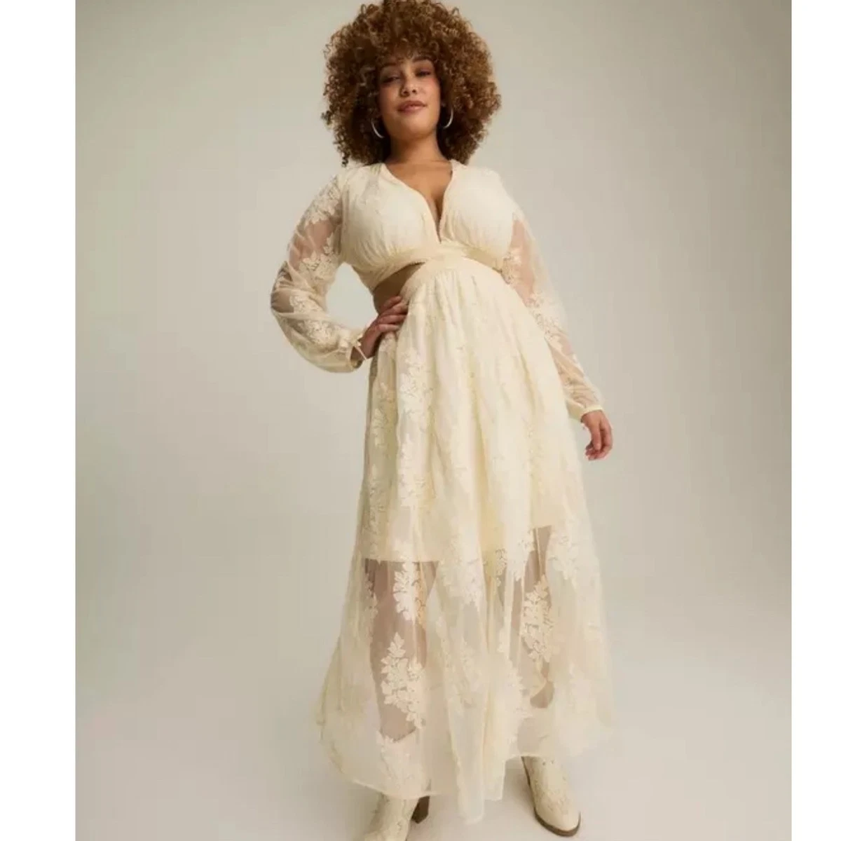 bohemian dresses xl Plus for Women for sale 48 Hip free Length black_friday_sale Designer Sale Women's Dresses Color:Sienna