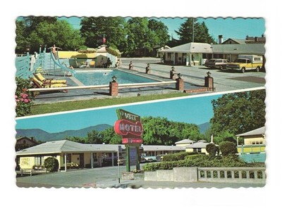 VOLL Motel UKIAH California Vintage postcard unposted