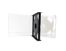 DVD, CD Video Game Dual Double 2-Disc CD Video Game Replacement Case Holder