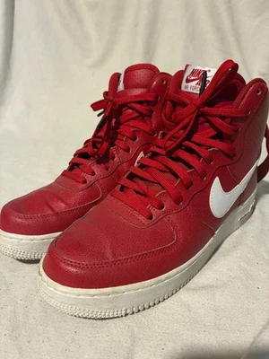 Nike Air Force 1 High Gym Red Perforated for Sale | Authenticity