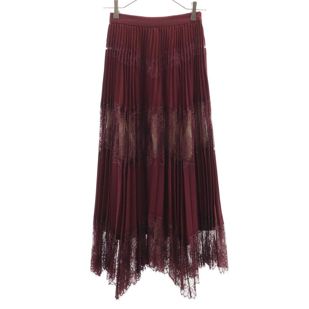 AMERI UNDRESSED Long length Lace Switching Pleate… - image 1