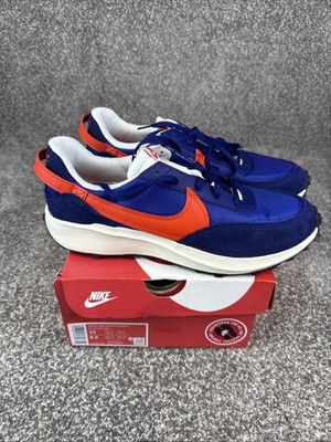 Nike Shoes Women s Sz 10 Blue Void Red Waffle Debut Running Sneakers IB4364-492