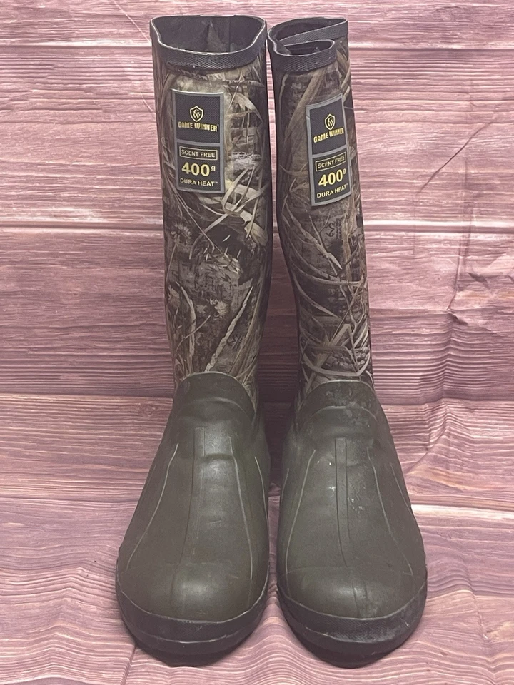 Game Winner Scent Free 400g Thinsulate Ultra  Insulation Camo Boots Size 12 Men - Image 2 of 4