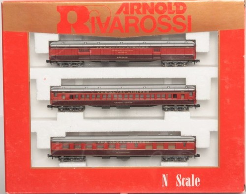 Coches de pasajeros Rivarossi 00534 N Alton Limited (juego de 3) LN/caja | Condition: Used
