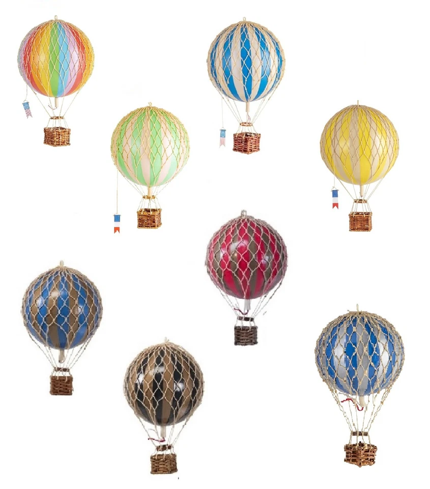 Globo de aire caliente ligero de viaje modelos auténticos decoración AP161 tamaño 11,8" Foto 3 de 3