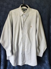 Polo Ralph Lauren Cotton Oxford Shirt Button-Down Collar, Classic Fit Light Blue