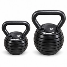 Adjustable Kettlebell 9kg 18kg Weight Set Home Gym Strength Training Workout