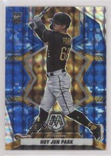 2022 Panini Mosaic Rookies Blue Camo Prizm Hoy Park Jun #264 0z5l