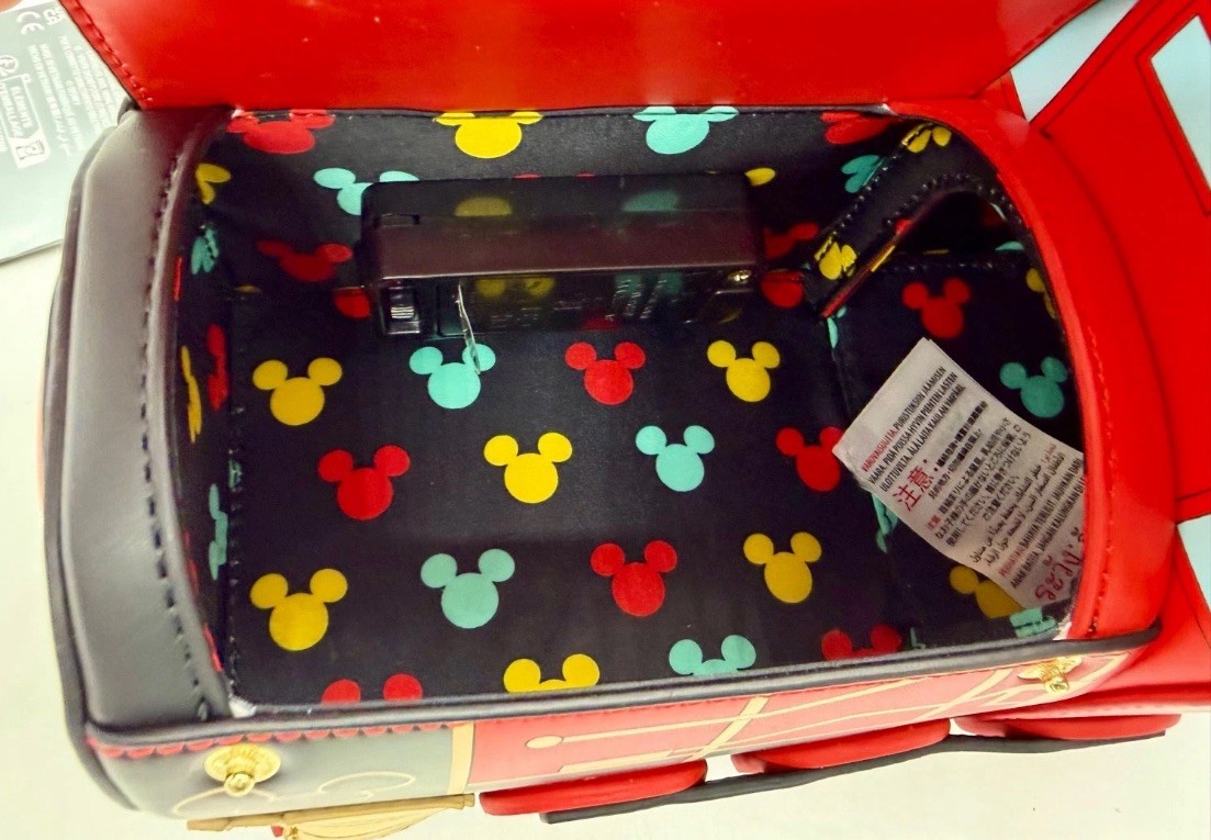 Disney Parks Loungefly Railroad Train Mickey Minnie Mouse Crossbody Bag NWT 2026 Disney Parks Loungefly Railroad Train Mickey Minnie Mouse  main image 2